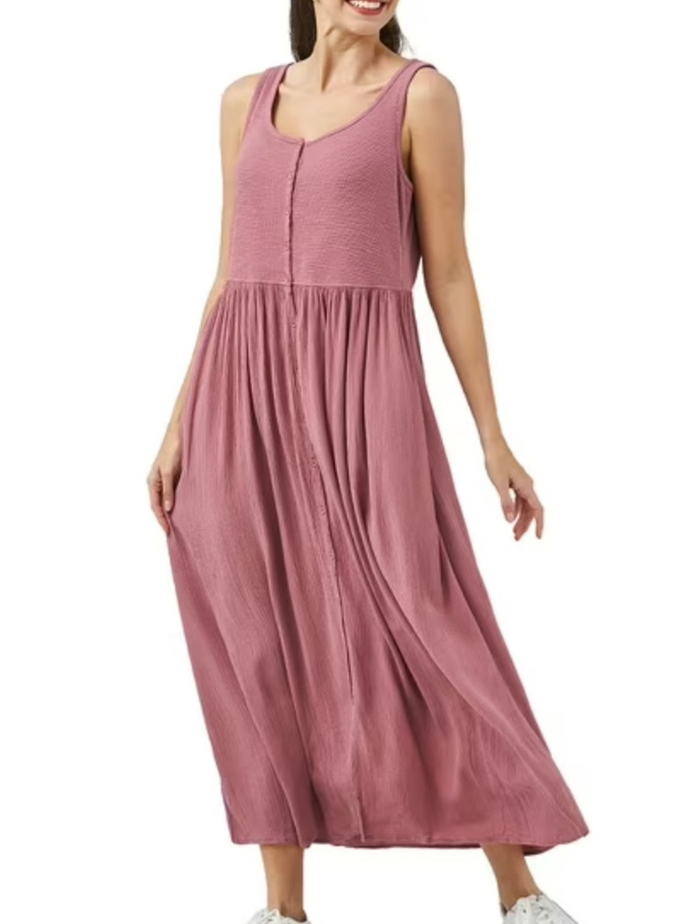 Frye Women's Button Front Midi Dress Size M